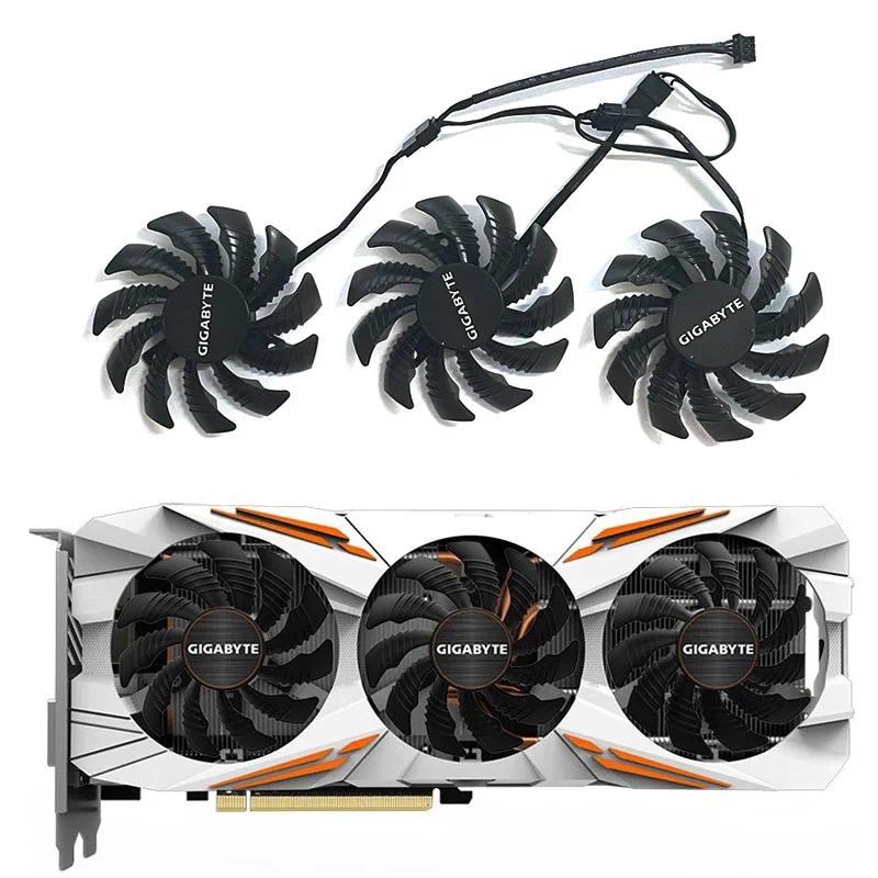 78mm LD08010S12H HT128010SU 4pin GTX1080ti GPU Cooler For Gigabyte Aorus Gtx 1060 1070 1080 G1 Gtx 1