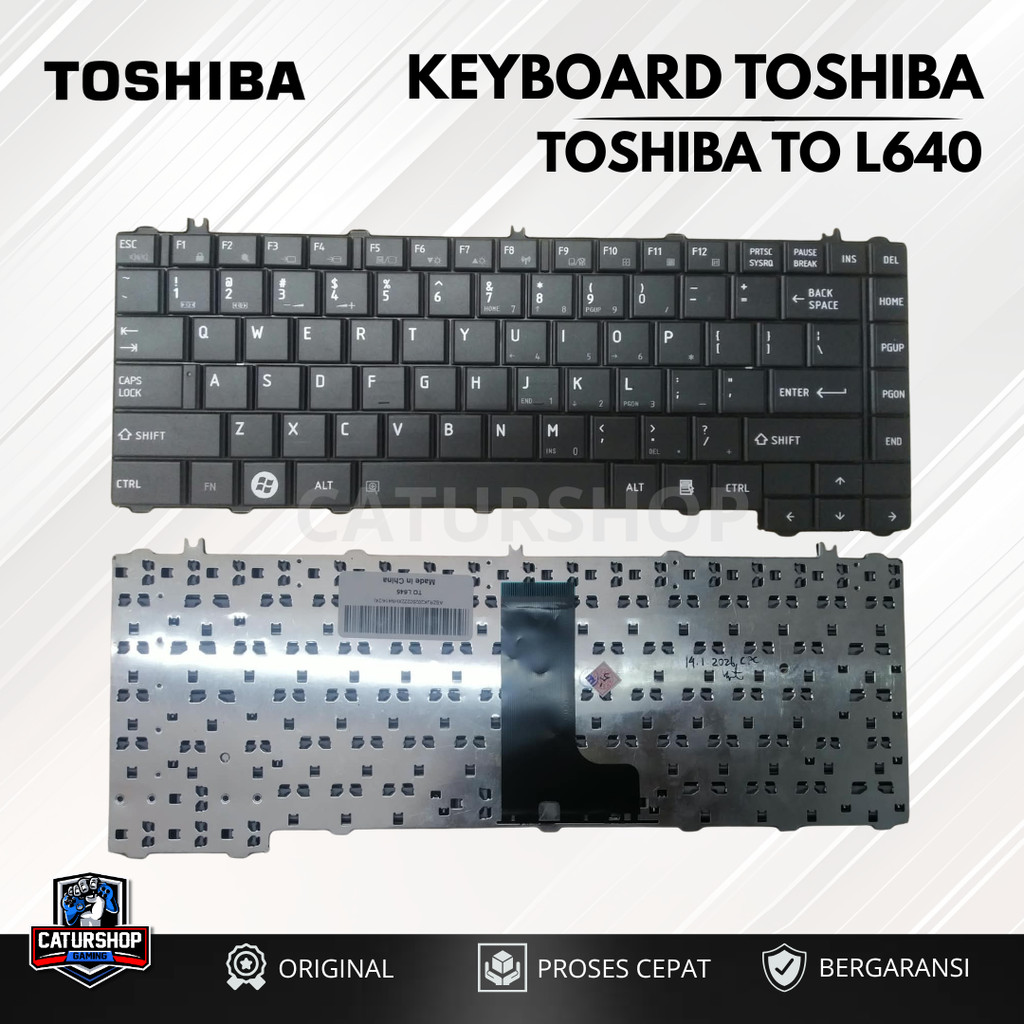 Keyboard Laptop Toshiba To L640 | Keyboard Laptop Toshiba Hitam