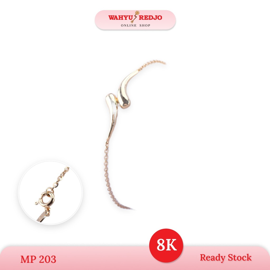 WAHYU REDJO - GELANG SERUT BOTEGA SILANG UBS 8K EMAS ASLI 100%