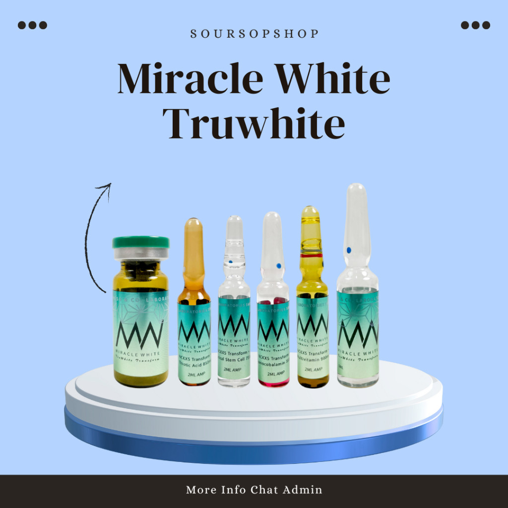 Ready ECER MIRACLE WHITE HIJAU MW TRUWHITE 1SET