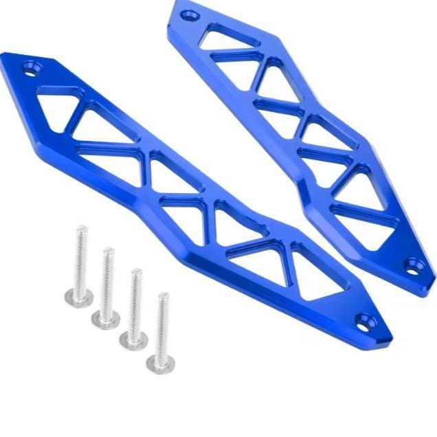 Bracket Windshield Visor Yamaha XMAX New Connected - Breket Xmax CNC - Biru