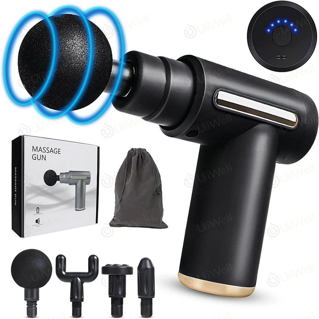 Alat Pijat Getar Elektrik Portable Wireless Muscle Fascial Massage Gun