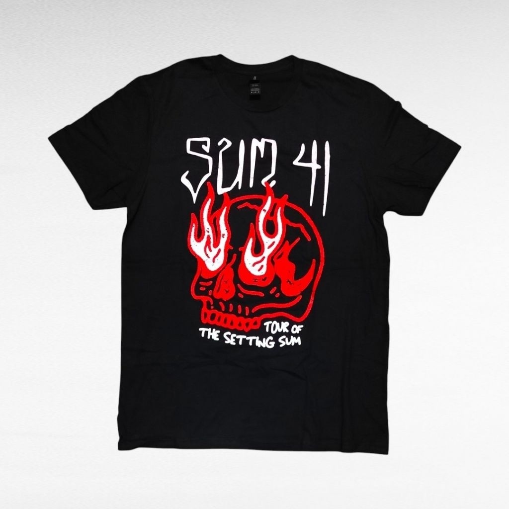 Tshirt SUM 41 - FLAMING SKULL TOUR 2024