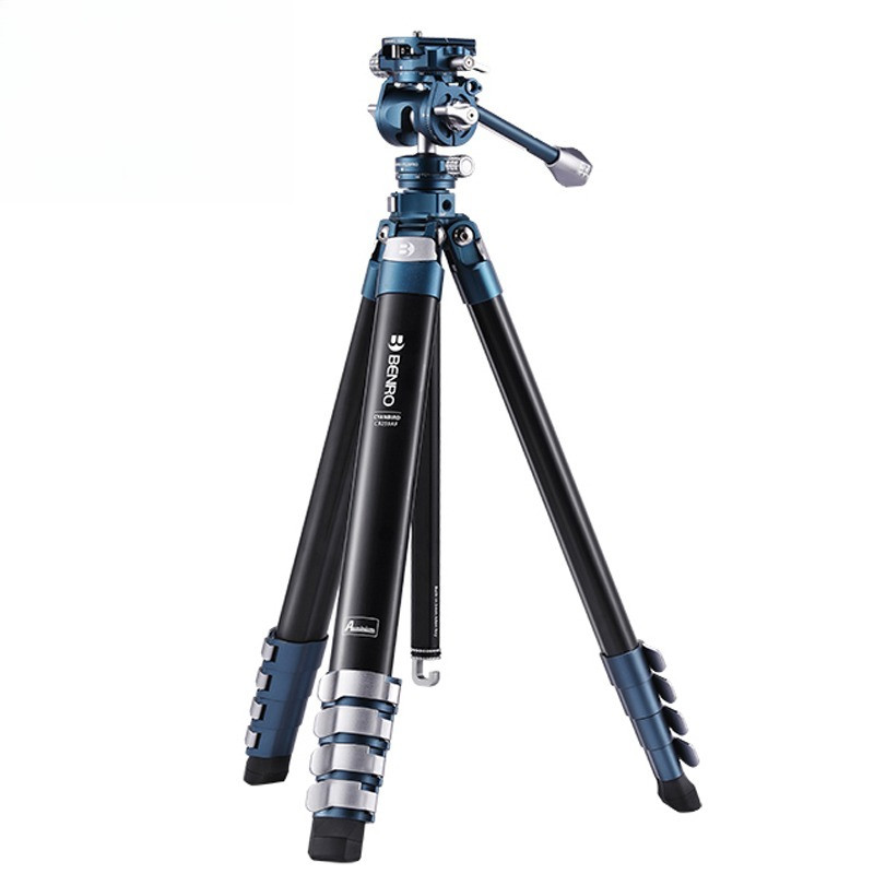 Benro Bluebird CB258CK CB259AFK CB259CFK Carbon Fiber Video Tripod Kit with Fluid Head Twist Max Loa