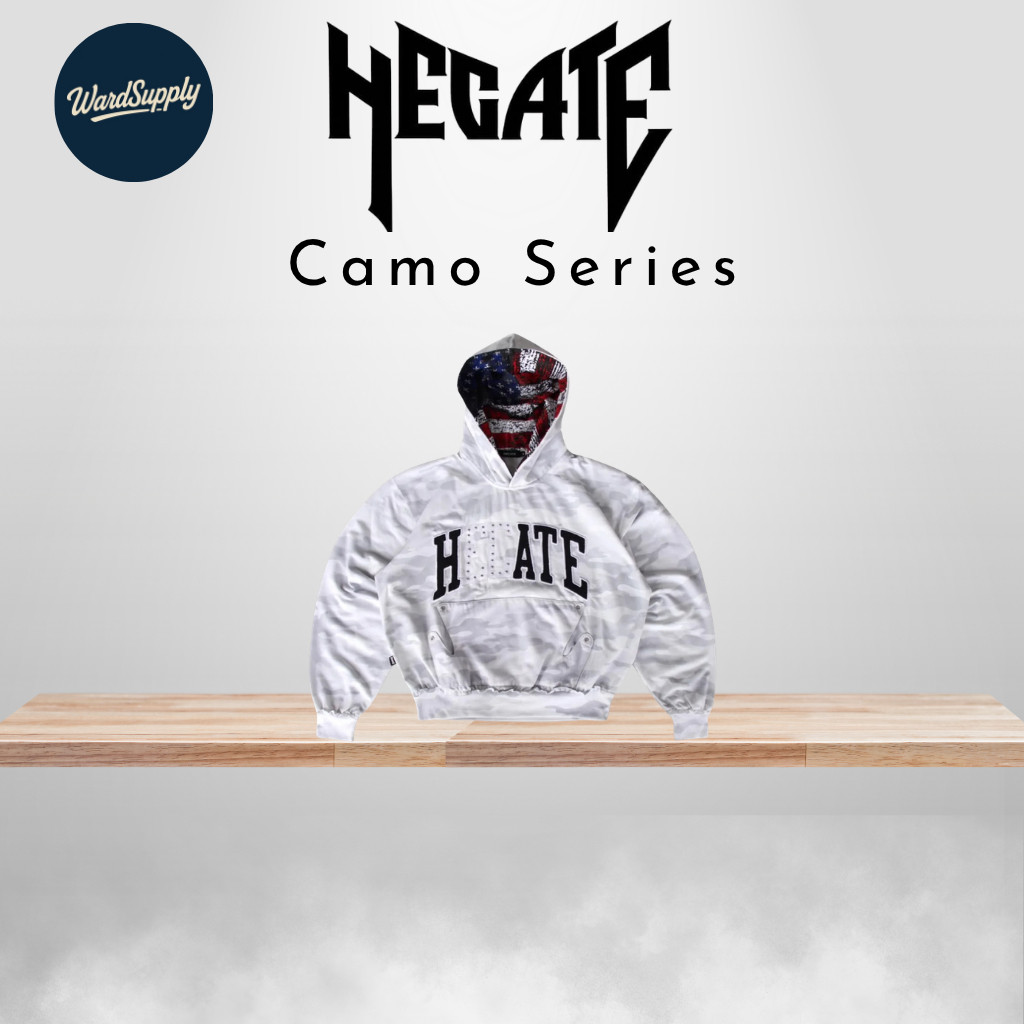 HECATE HOODIE CAMO WHITE