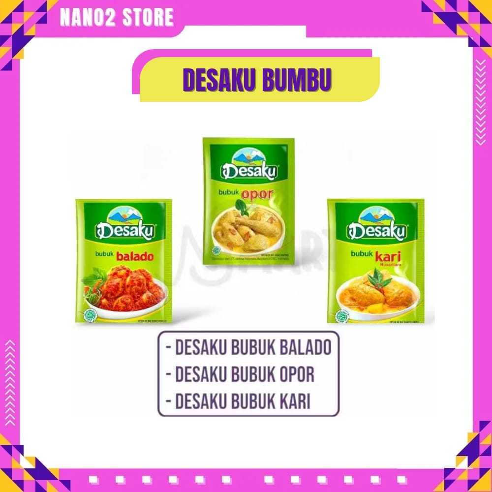 Desaku Bumbu Bubuk Balado / Opor / Kari 1 Renceng