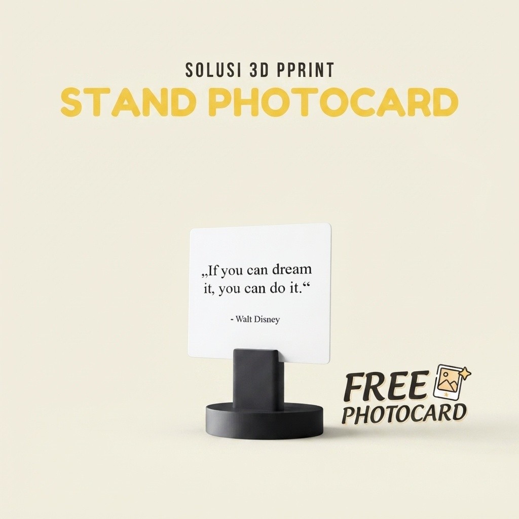Stand Display Photocard - Card Holder Foto Pokemon 3D Print