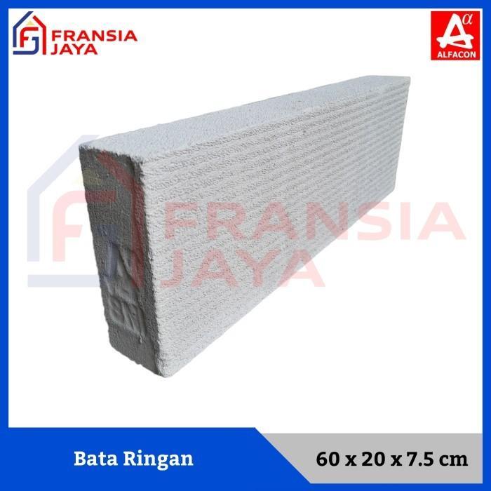 Bata Ringan 10 cm Hebel SNI Isi 83 per Kubik Sekelas Alfacon