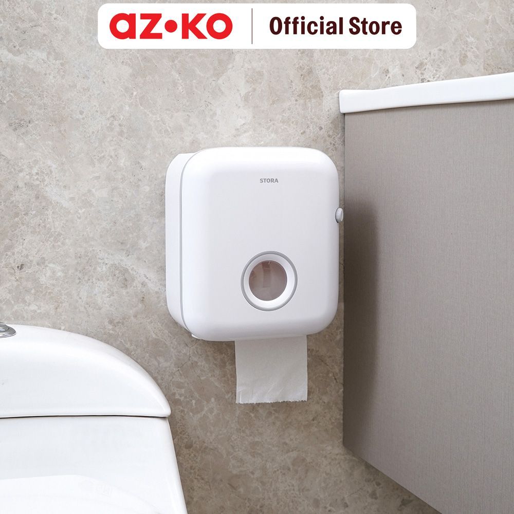 AZKO Stora Dispensper Tisu - Putih Holder Paper Napkin Organizer Rumah
