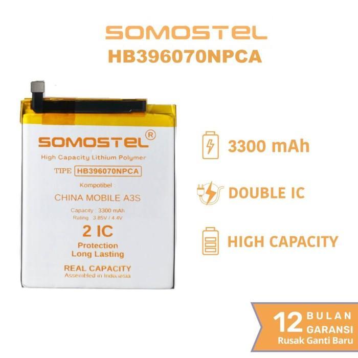 Somostel - HB396070NPCA Compatible With China Mobile A3S Batre Batrai Baterai - smsa3s