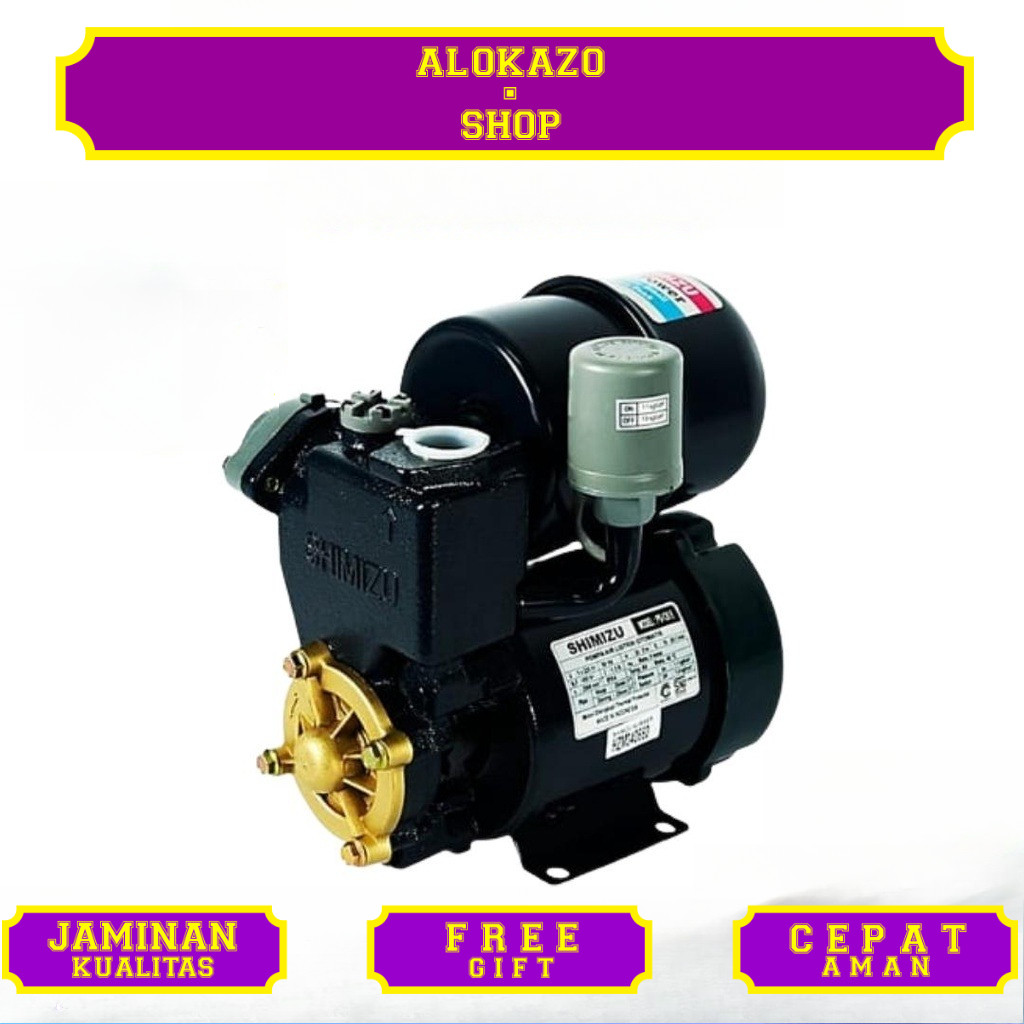 Pompa Air Otomatis Shimizu PS 135 E Daya Hisap 9m