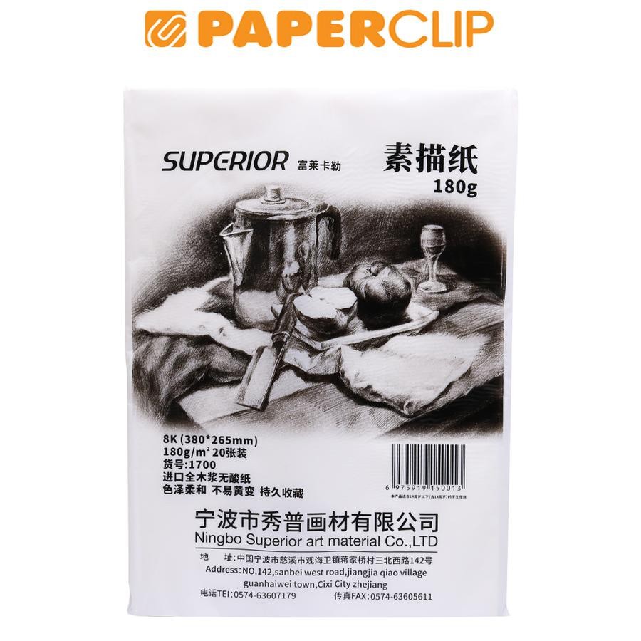 

KERTAS SKETSA / SKETCH PAPER SUPERIOR-180-8K 180G