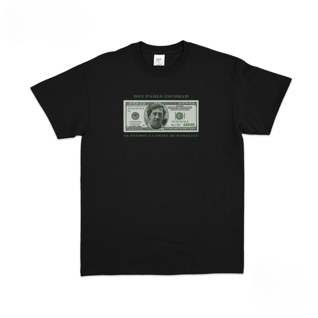 Pablo Escobar - Dollar Cartel De Medellin | Merch T Shirt kain katun 24s
