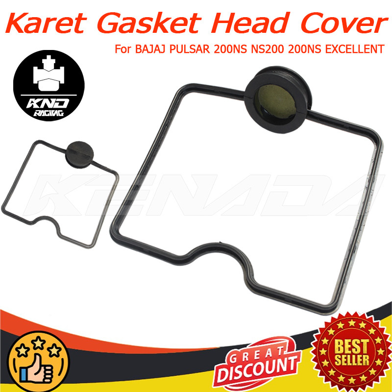 KARET COVER  TUTUP HEAD NS200  BAJAJ PULSAR 200NS 200NS EXCELLENT