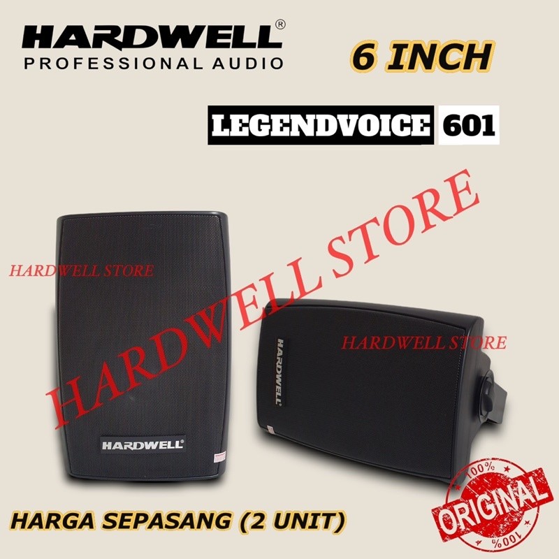Speaker Pasif / Speaker Passive 6 Inch Hardwell Legendvoice 601 Original Speaker Surround