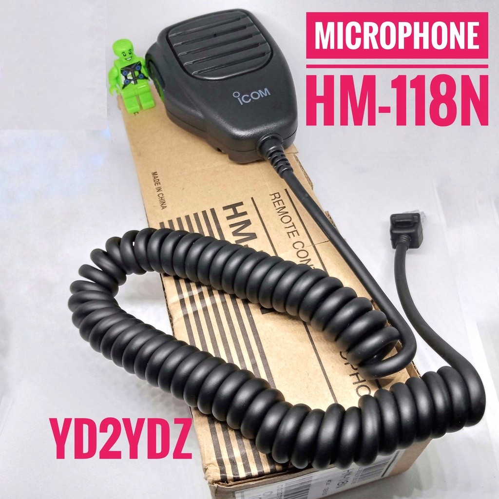 extramic hm118n mic icom 8pin microphone hm-118n 2100 2200 2300 2720