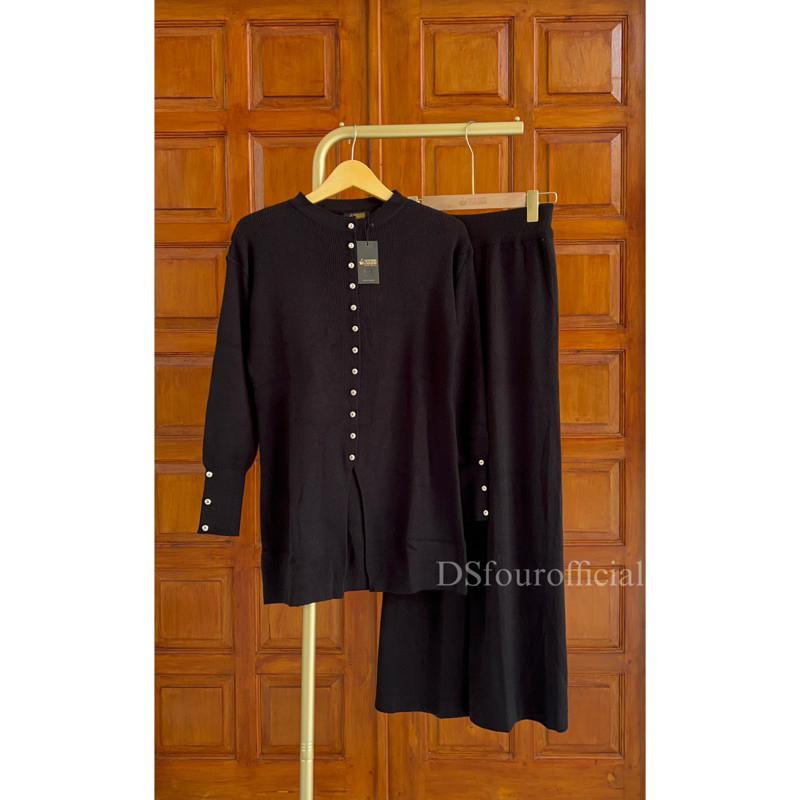 LAVONNE.STORE Oneset Kulot Kanza Tunik Rajut Premium/ setelan Kulot Rajut Premium (Kulot + Atasan)