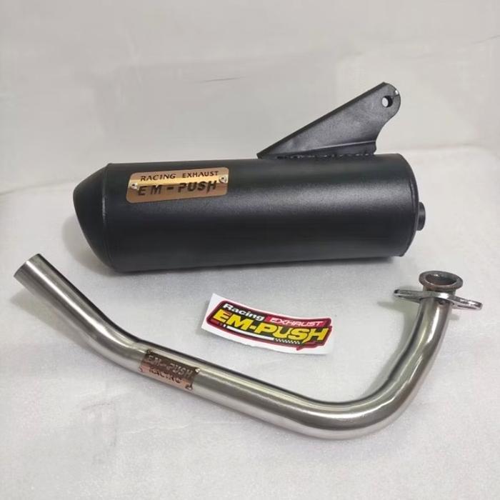 Knalpot EMPUSH Racing Exhaust Model Regulasi 2022, Honda Beat Scoopy Fi