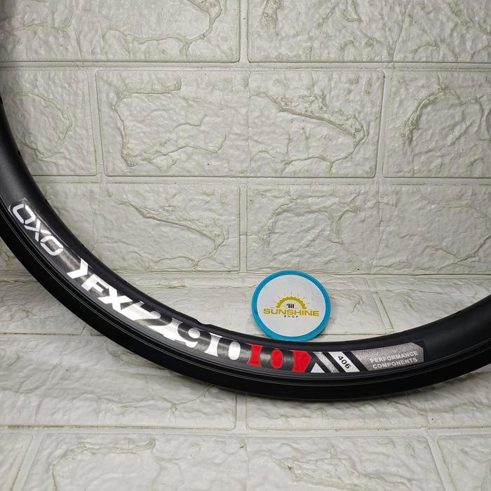 Velg Rims 20 OXO FX2900 Murni ETRTO 406 Lubang 36H Alloy Double Wall 3cm Ada Brake Line Valve AV Unt