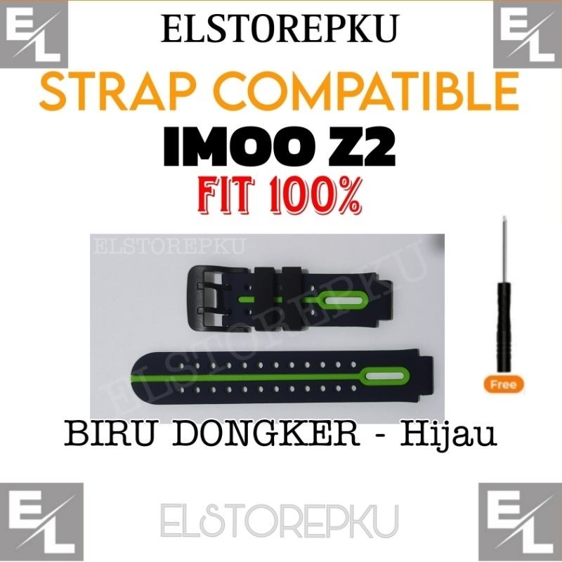 Tali Jam / Strap Compatible untuk Imoo Z2. kualitas hampir menyerupai strap imoo original. 100% Bagu