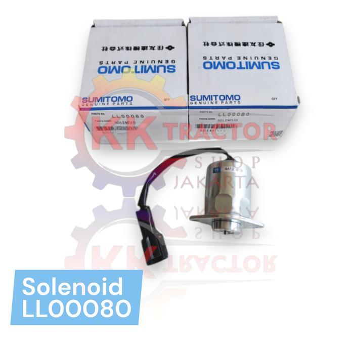 Solenoid LL00080 / LL001140 - Sumitomo SH130-5 SH130-6 SH130-7 SH210-6 SH210-7 SH350-7 SH490-7 SH500