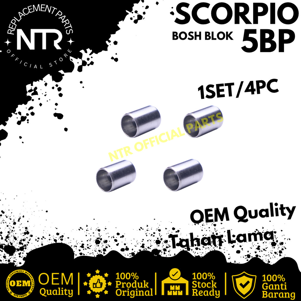 Bosh Blok Pin Dowel Scorpio RX King Fizr Mio Vixion Jupiter NTR Parts Official