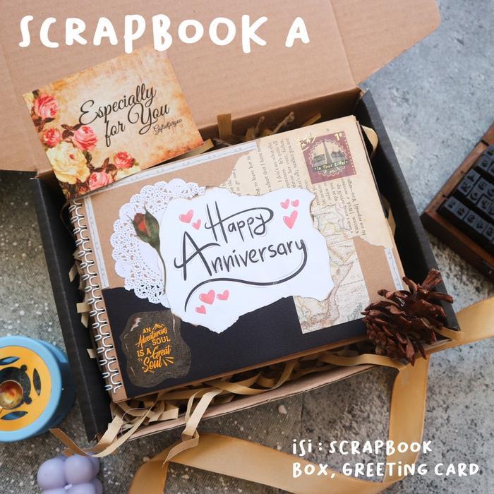 SCRAPBOOK ALBUM CUSTOM FOTO SUDAH DENGAN DEKORASI / HADIAH ULANG TAHUN / HADIAH ANNIVERSARY /HADIAH 