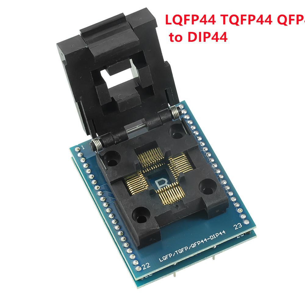 100% Original qfp44 tqfp44 lqfp44 to dip40 adapter ic programmer tqfp44 to dip40 ic socket tqfp44 ad