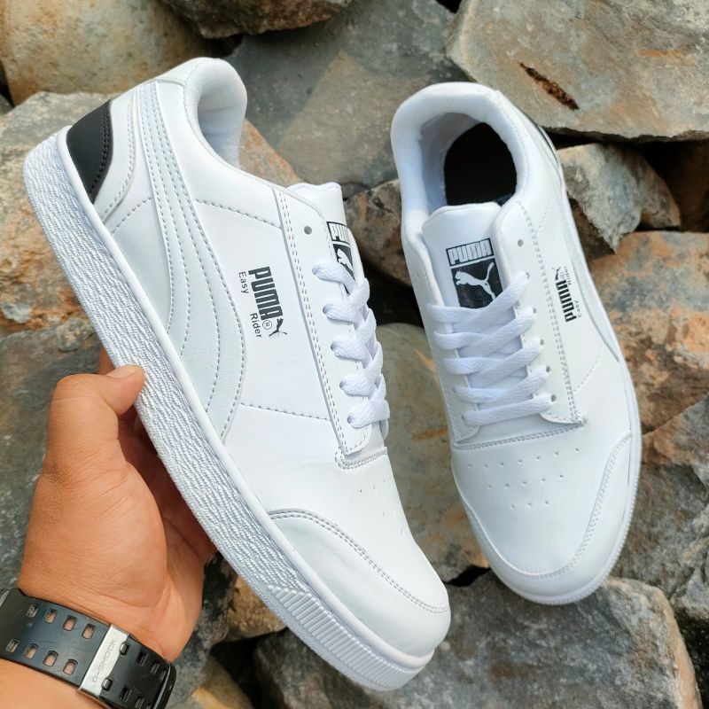 AURESTORE SEPATU SNEAKERS PRIA UKURAN JUMBO BIG SIZE 45 46 47 48 PUTIH HITAM KASUAL SNEAKERS PRIA UK