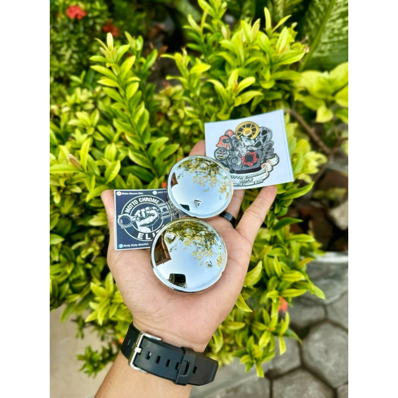 17620KGH600 Tutup Tangki Bensin Honda Beat Scoopy Matic CHROME