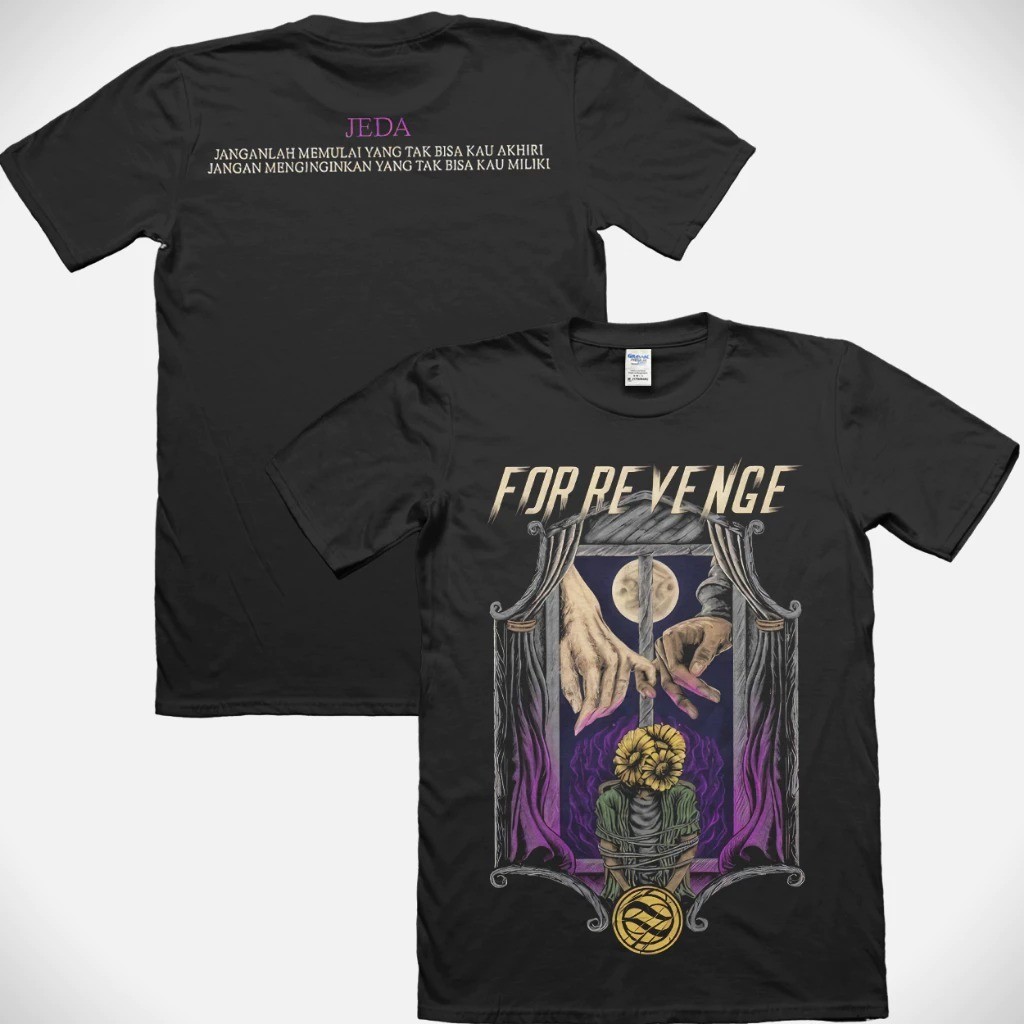 T-Shirt For Revenge - Jeda | Kaos musik | Kaos band | BOOTLEG |