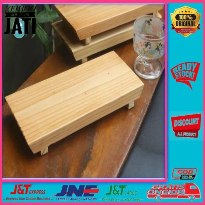 Tatakan Kayu Gelas Teko Japanese Style NORWAY PINE dekorasi kayu