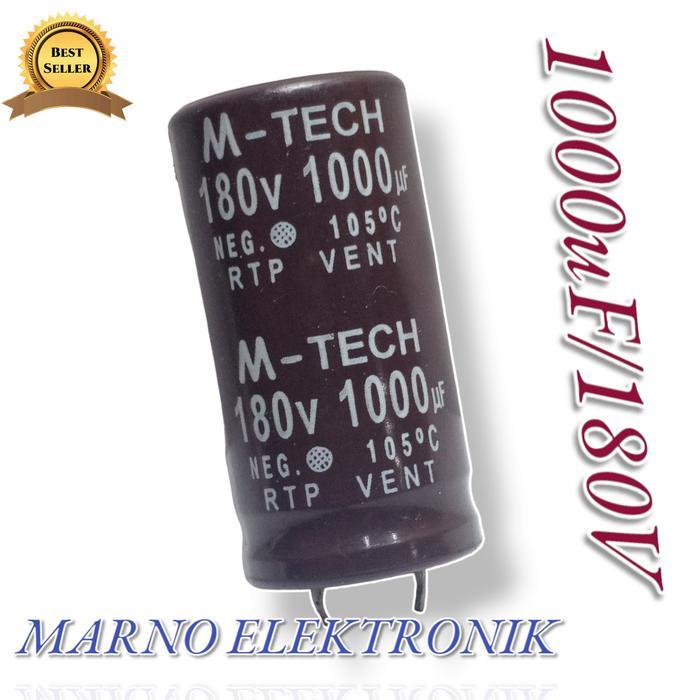 ELCO CAPASITOR 1000UF 180V 1000 UF 180 V 1000 MIKRO KAPASITOR VOLT ORI