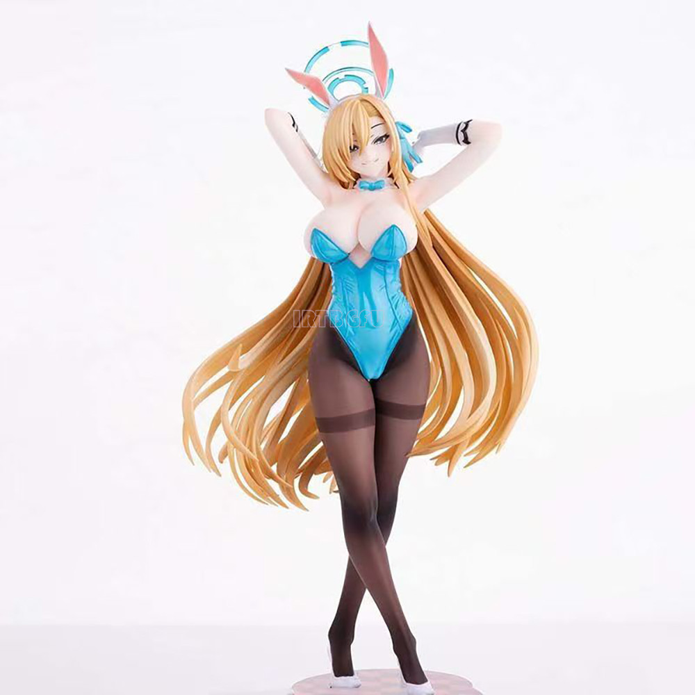 29cm Blue Archive Ichinose Asuna Bunny Girl 1/6 Figure Chinese Anime PVC Action Figure Toy Game Coll