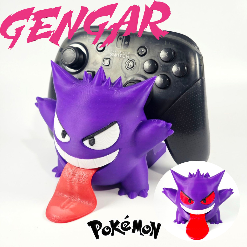 Cartoon POKEMON GENGAR Handle Bracket FOR PS4/5 XBOX SWITCH Personalized Table [3D Printing] Ornamen