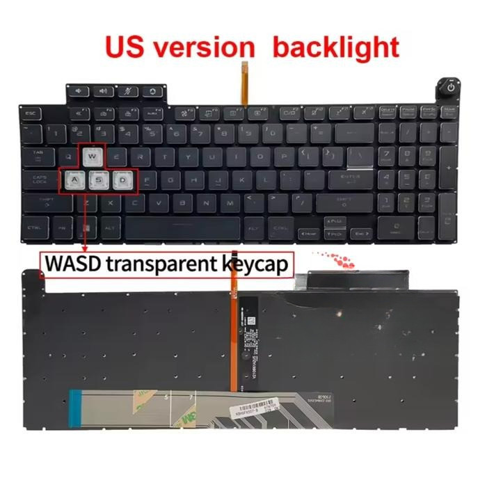 ORI Keyboard Asus TUF Gaming F15 FA507 FA507R FX507 FX507RE FX507ZC FX507ZE FX507ZR GA507 FX517