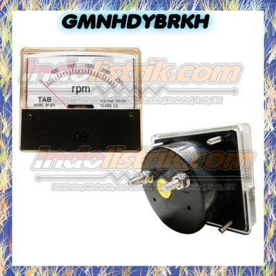 Tachometer / RPM Meter 0 - 2500 RPM- 1mA 10V DC Analog TAB ORIGINAL