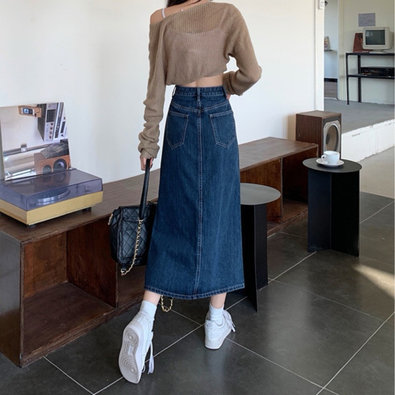 HIGHWAIST ROK JEANS VARDAH