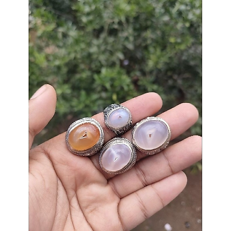 batu akik combong sehelay rambut