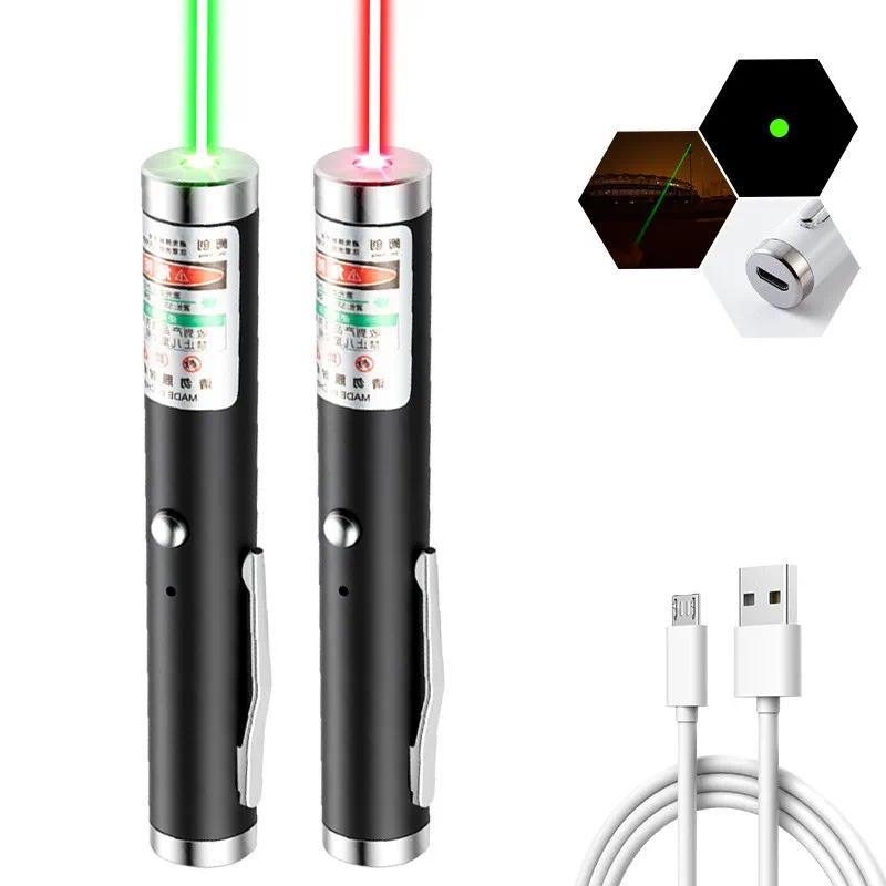 Mini USB Green Laser Pointer laser Sight Lazer torch Training Torch Pet Cat Tickle Toy Flashlight fo