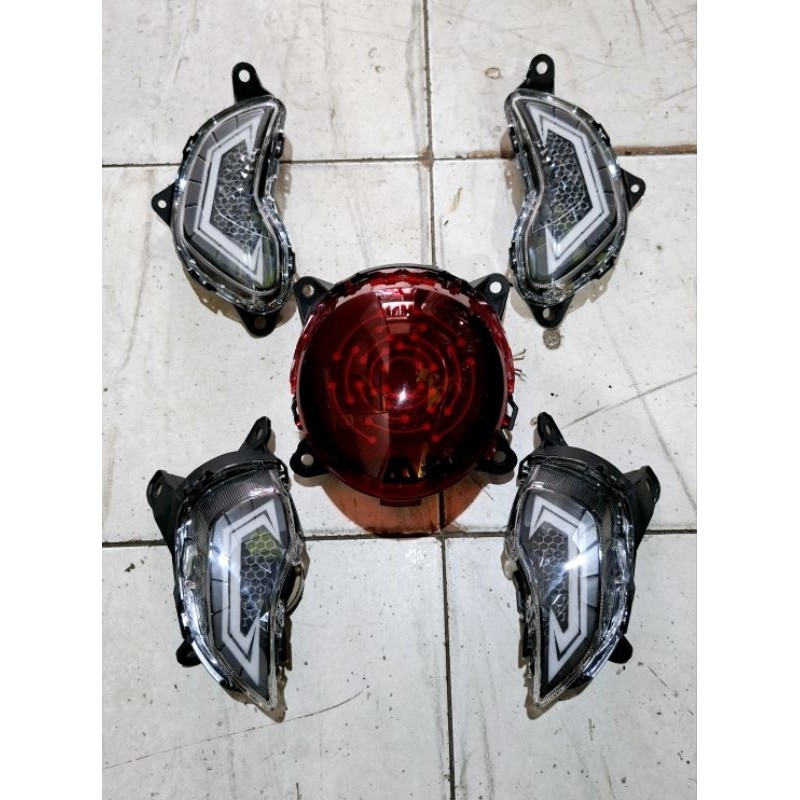 sen dan stoplamp scoopy custom lazy