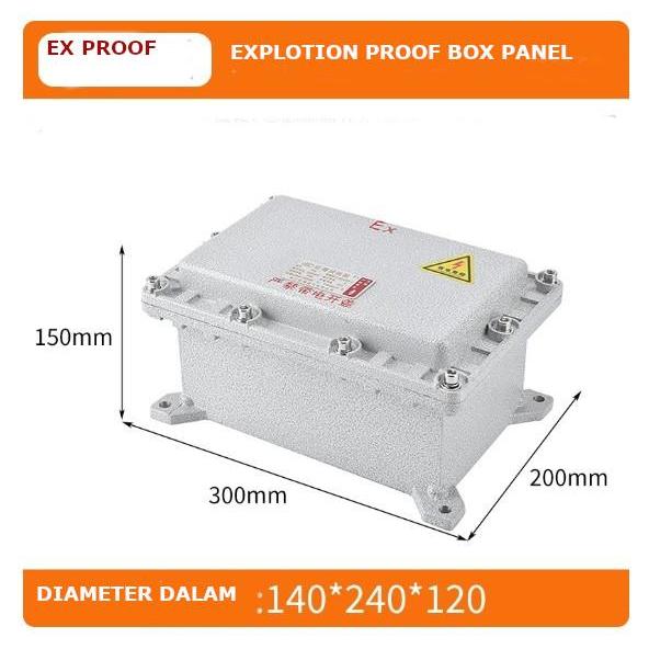 Explosion proof Junction box panel 300mm x 200mm x 150mm / explosion-proof distribution box 30 cm x 