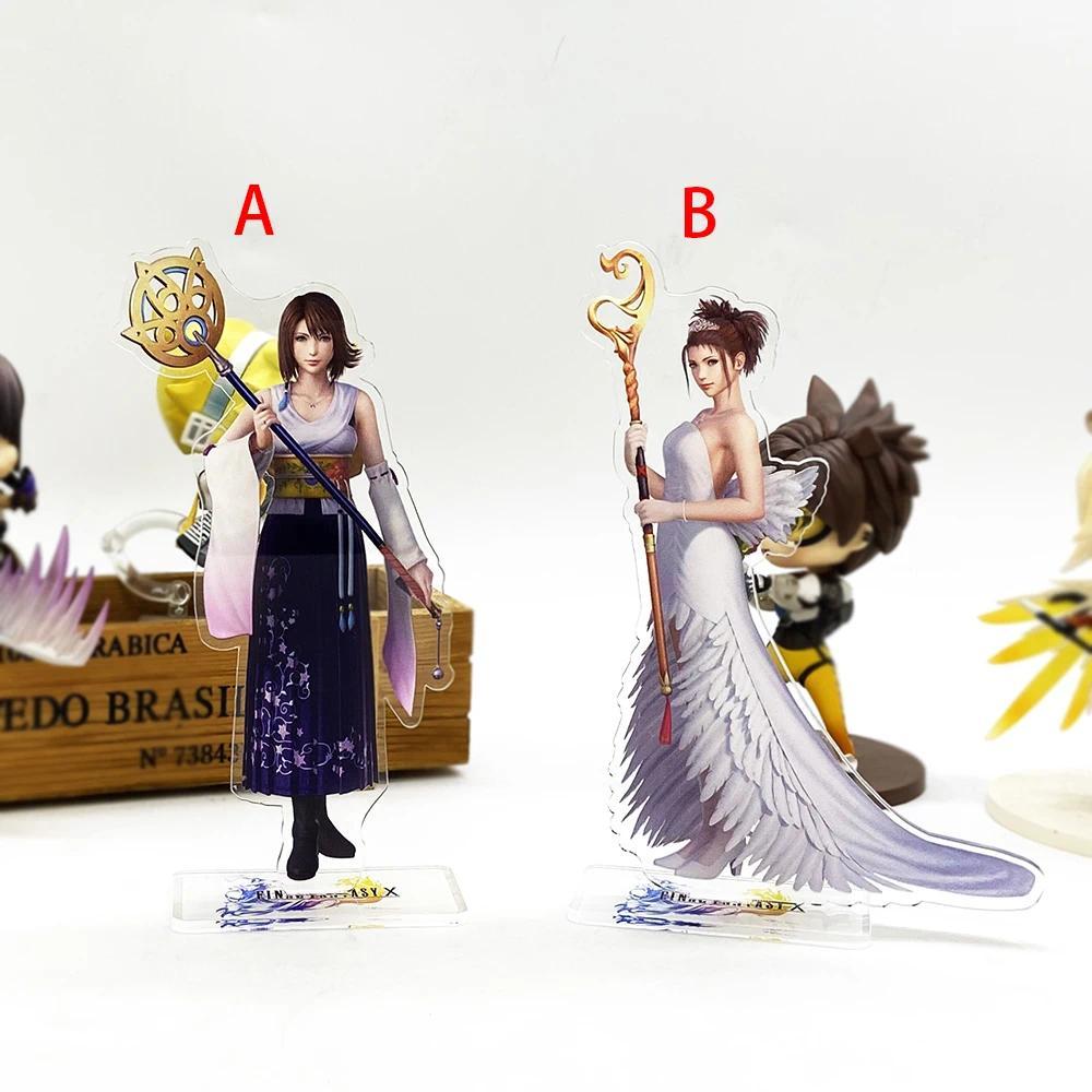 FF10 X 10 Yuna wedng dress HM acrylic stand figure model plate holder cake topper anime Japanese