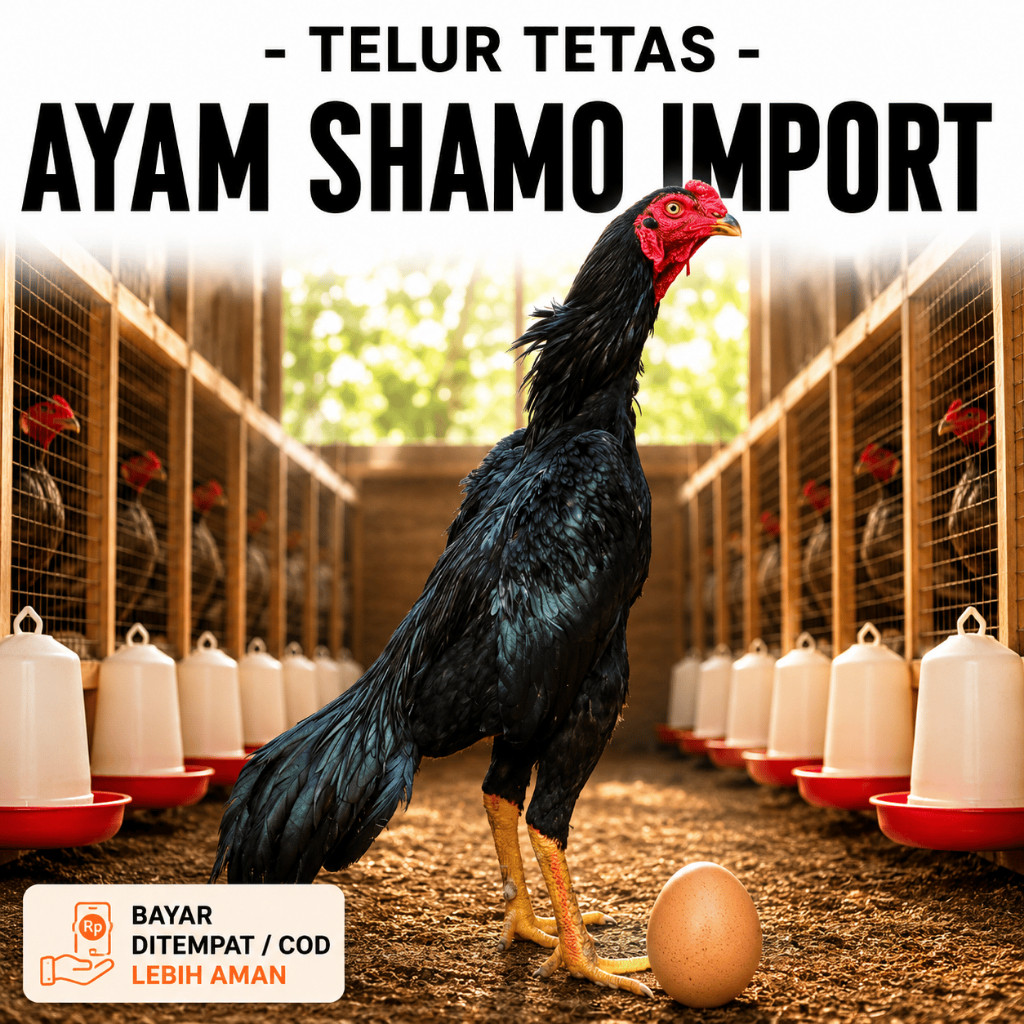 telur tetas ayam shamo eropa IMPORT SIAP DI TETASKAN
