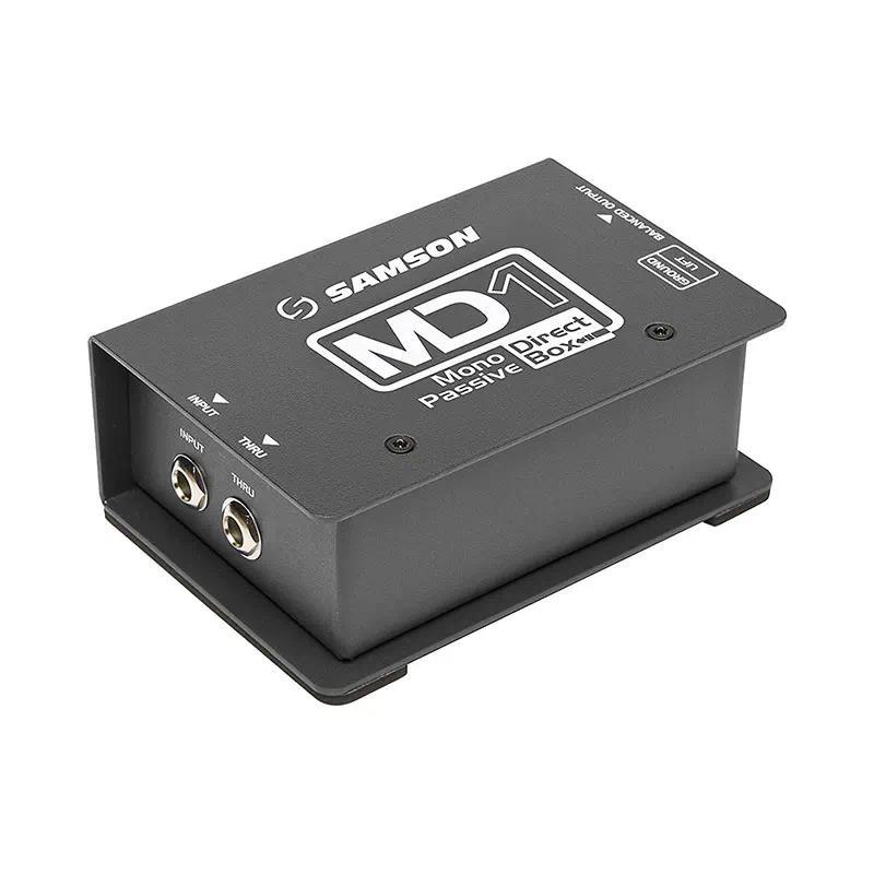 Samson passive direct box MD1 mono live performance recording DI box guitar effect Direct connection