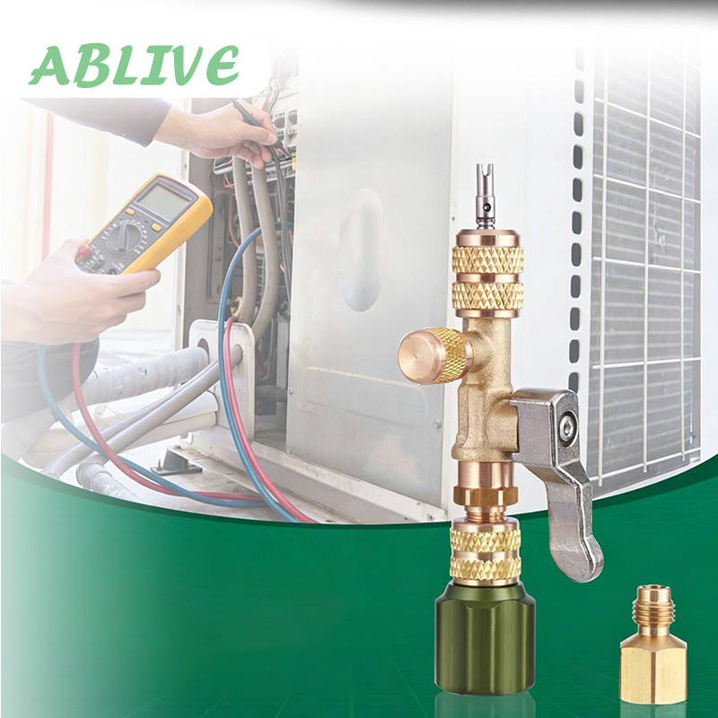 Valve Core Remover removal untuk R22 R410a R32 Alat Service AC Mobil