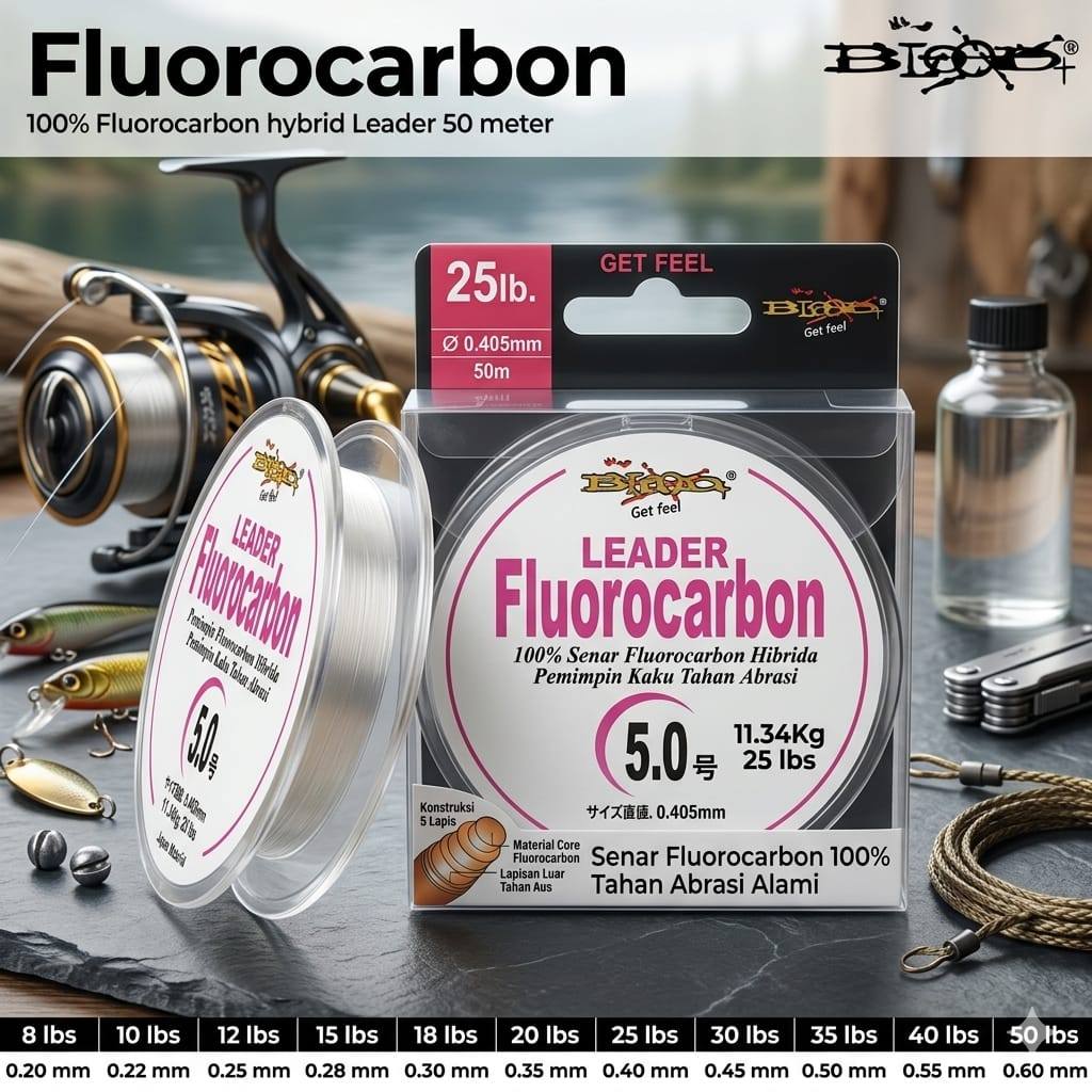 SENAR BLOOD FLUOROCARBON | 100% fluorocarbon .