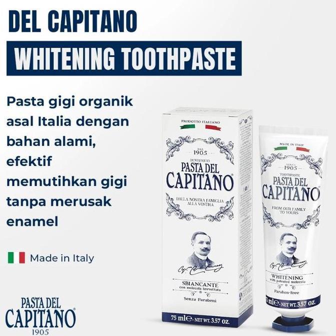 Mouth- Pieras' Propolinse Pasta Del Capitano Whitening Tootaste