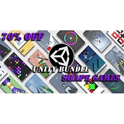 Unity Shape Games Bundle - Source Code Aplikasi Mobile