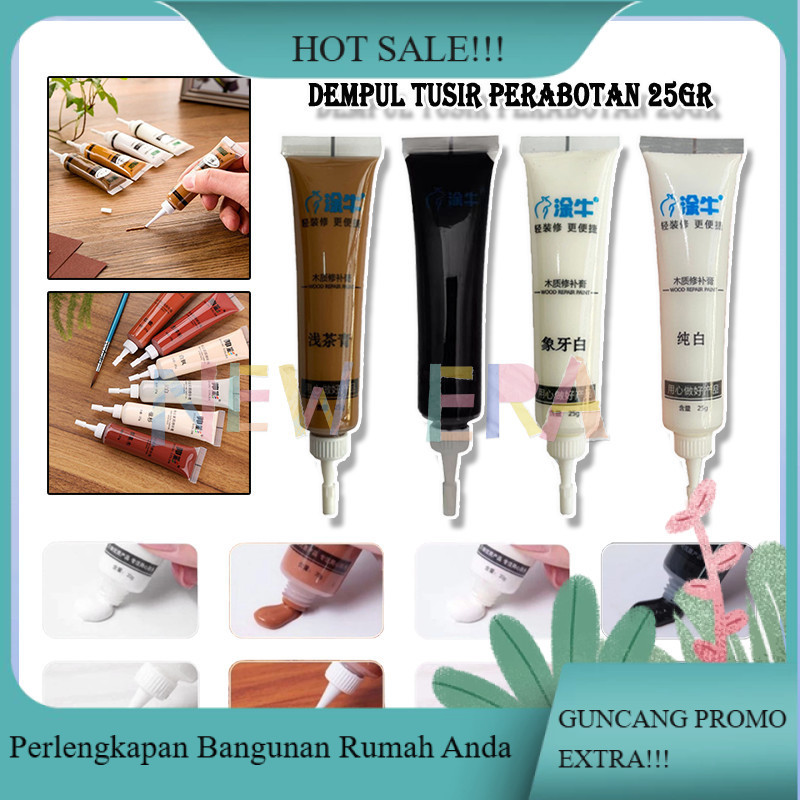 KRIM DEMPUL TUSIR Dempul HPL / Dempul Tusir HPL / Edging Pewarna Pinggiran / Pengisi Nat HPL /